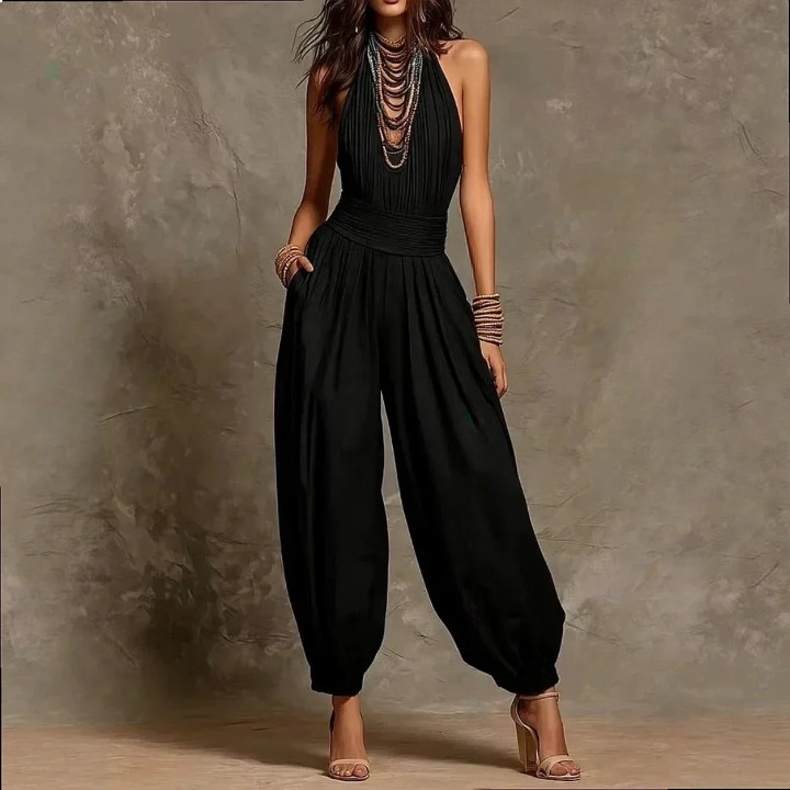 Nadia Draped Halter Jumpsuit