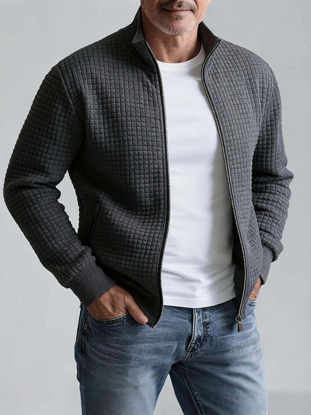 Rocco Stand-Collar Zip Jacket