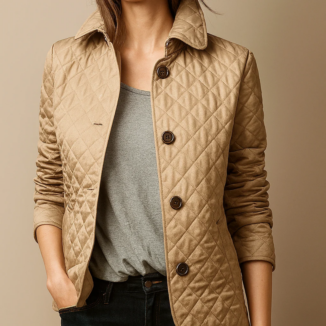 Vionette Quilted Button Jacket