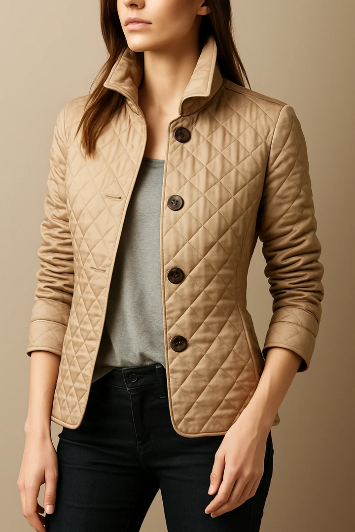 Vionette Quilted Button Jacket