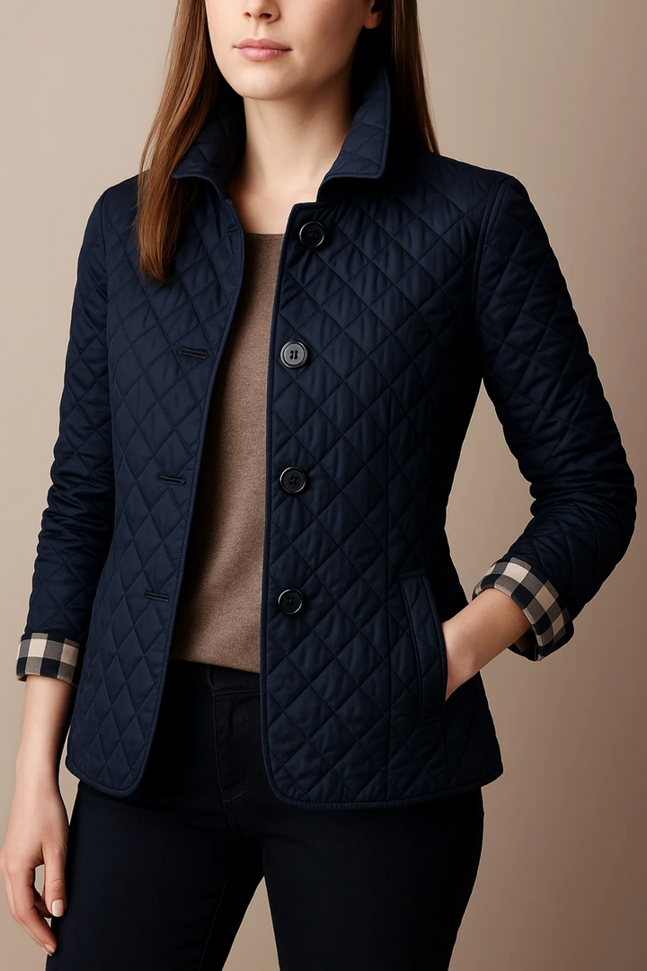Vionette Quilted Button Jacket