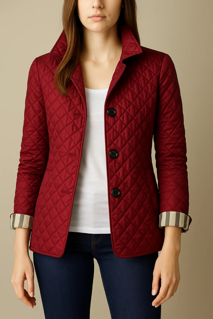 Vionette Quilted Button Jacket