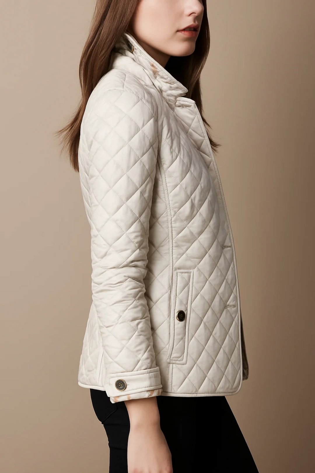 Vionette Quilted Button Jacket