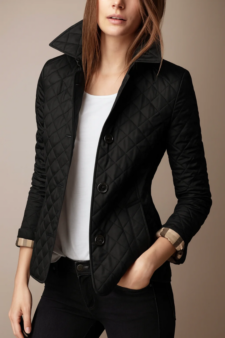 Vionette Quilted Button Jacket