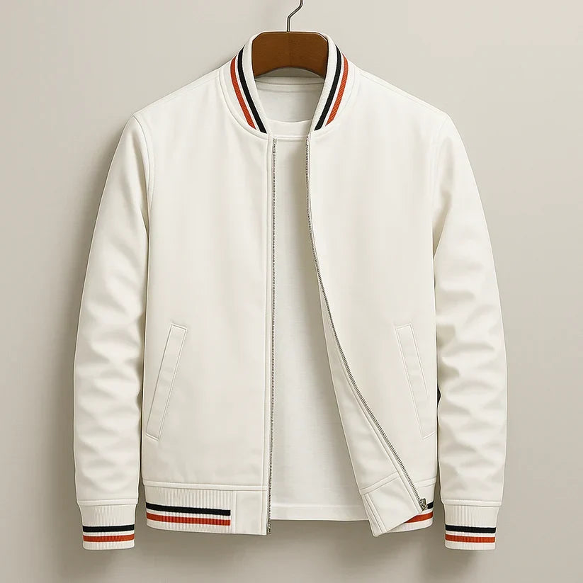 Bartholomew Striped Rib Bomber