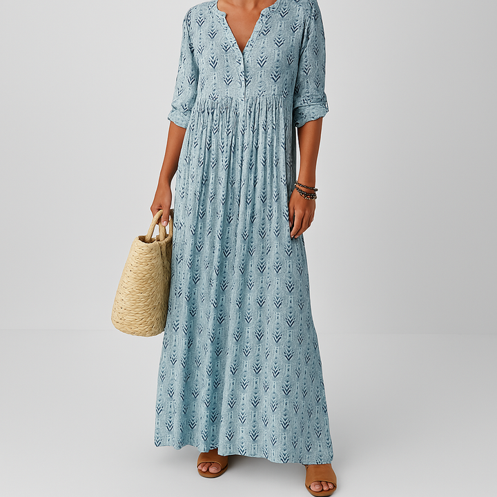Ginnie Boho Print Maxi Dress