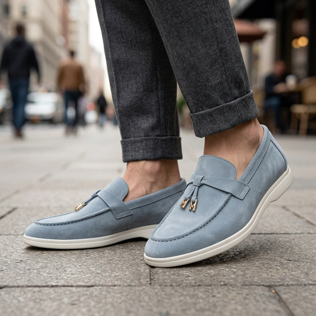 Gavin Suede Tassel Loafers