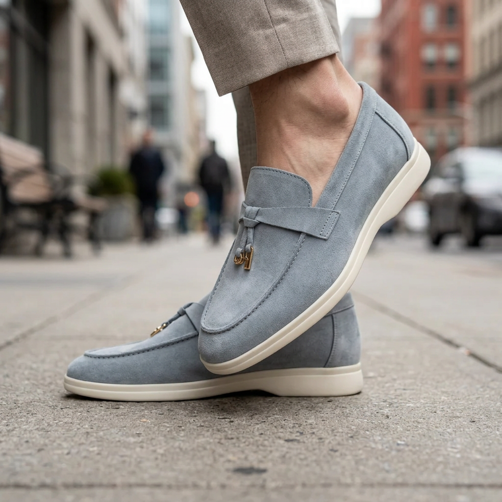 Gavin Suede Tassel Loafers