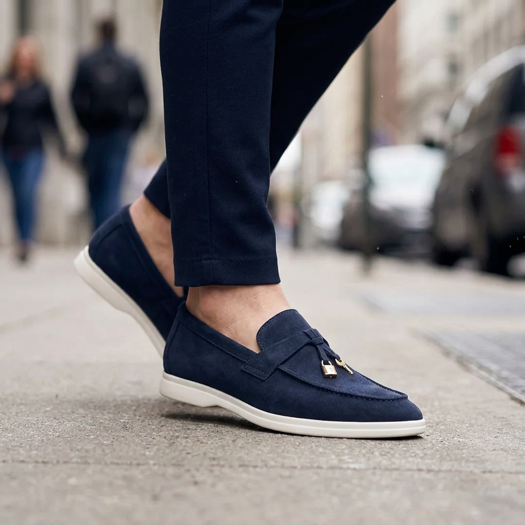 Gavin Suede Tassel Loafers
