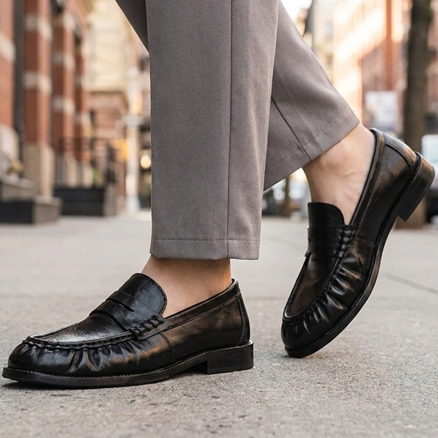 Mercer Classic Leather Loafers