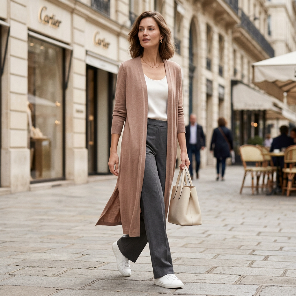 Eliana Longline Knit Cardigan