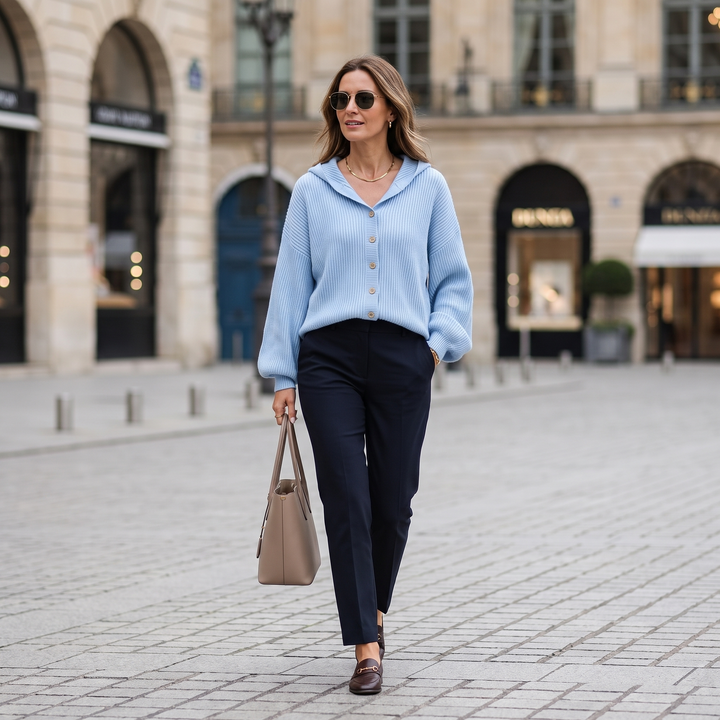 Blair Button Front Hooded Cardigan
