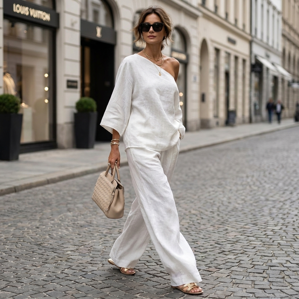 Arya One Shoulder Matching Set