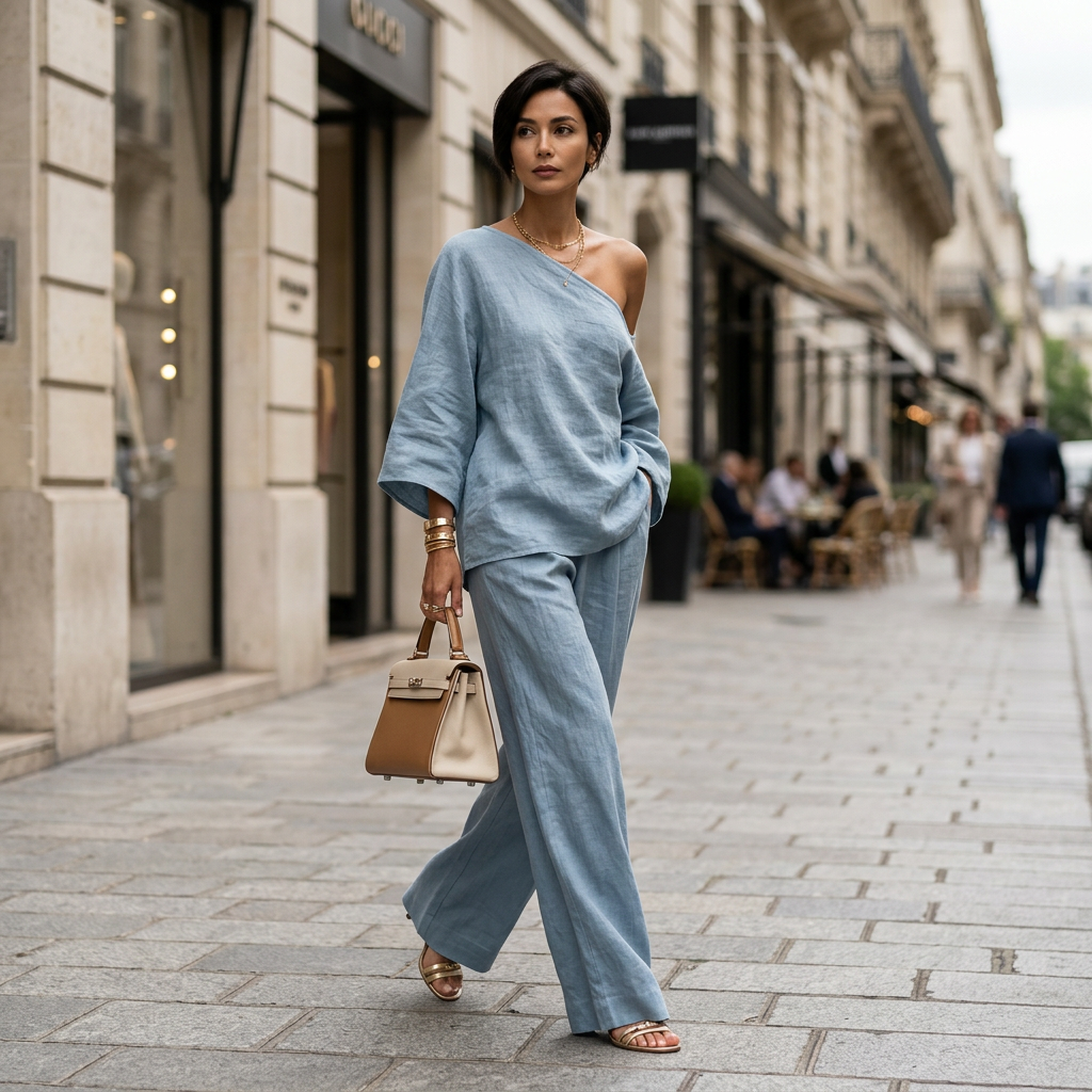 Arya One Shoulder Matching Set