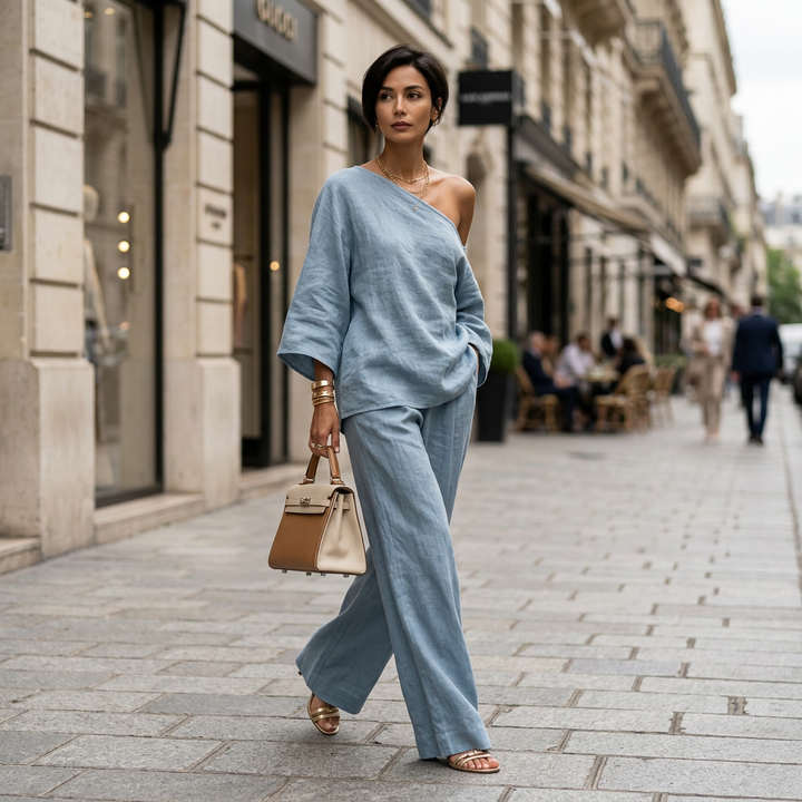Arya One Shoulder Matching Set