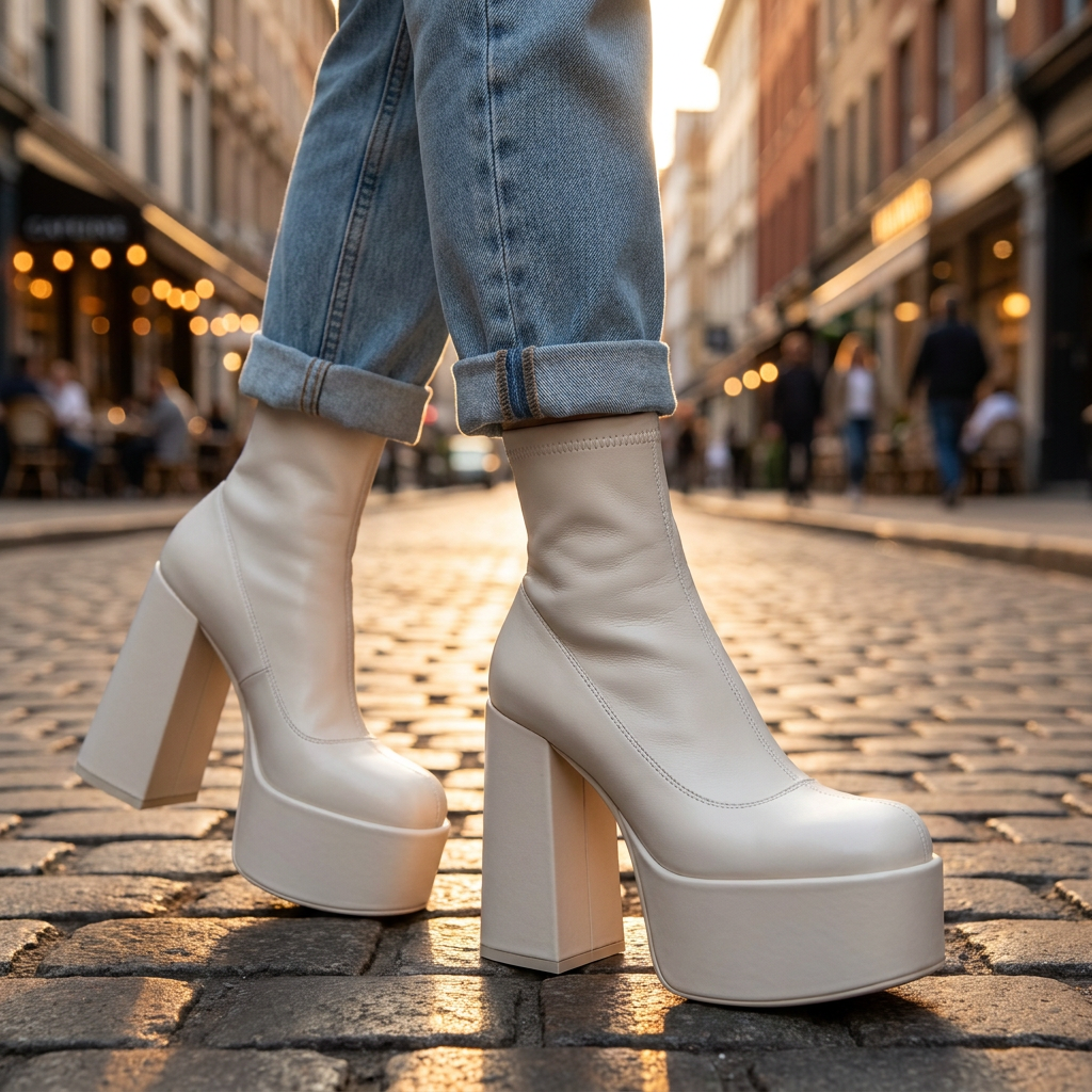 Maxine Chunky Ankle Boots