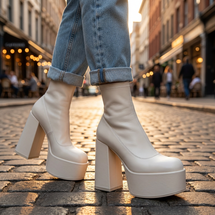 Maxine Chunky Ankle Boots