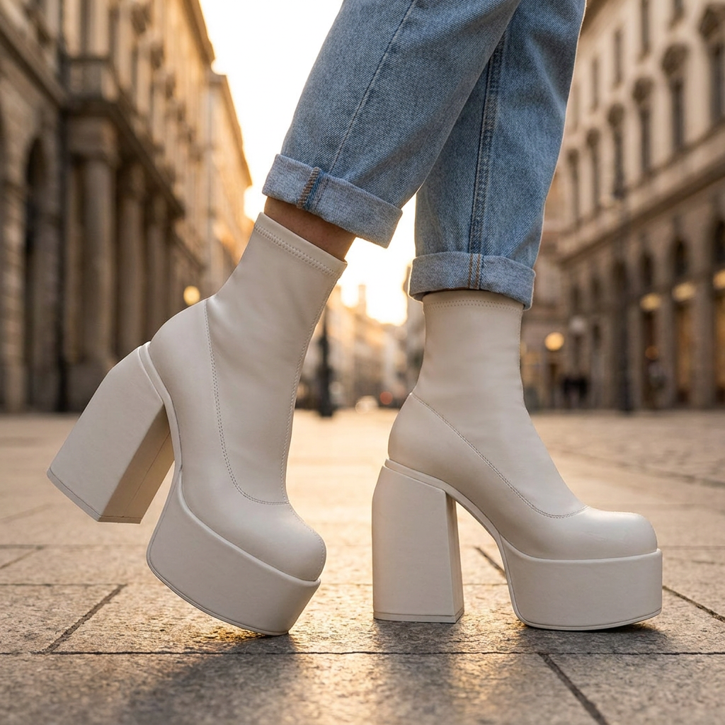 Maxine Chunky Ankle Boots