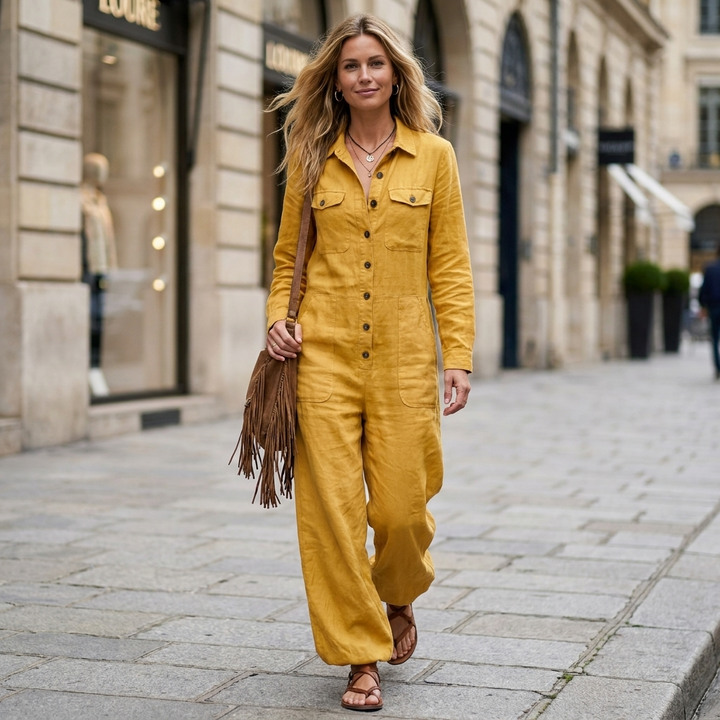 Harlan Wide Leg Utility Jumpsuit