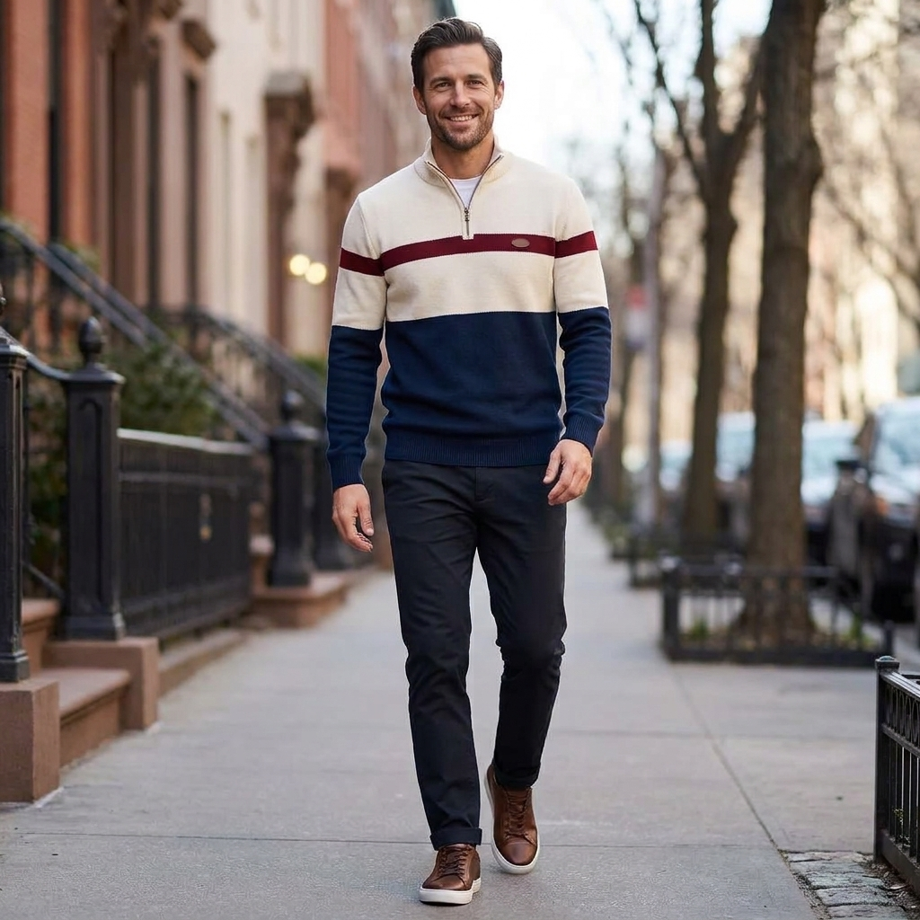 Corbin Quarter Zip Sweater