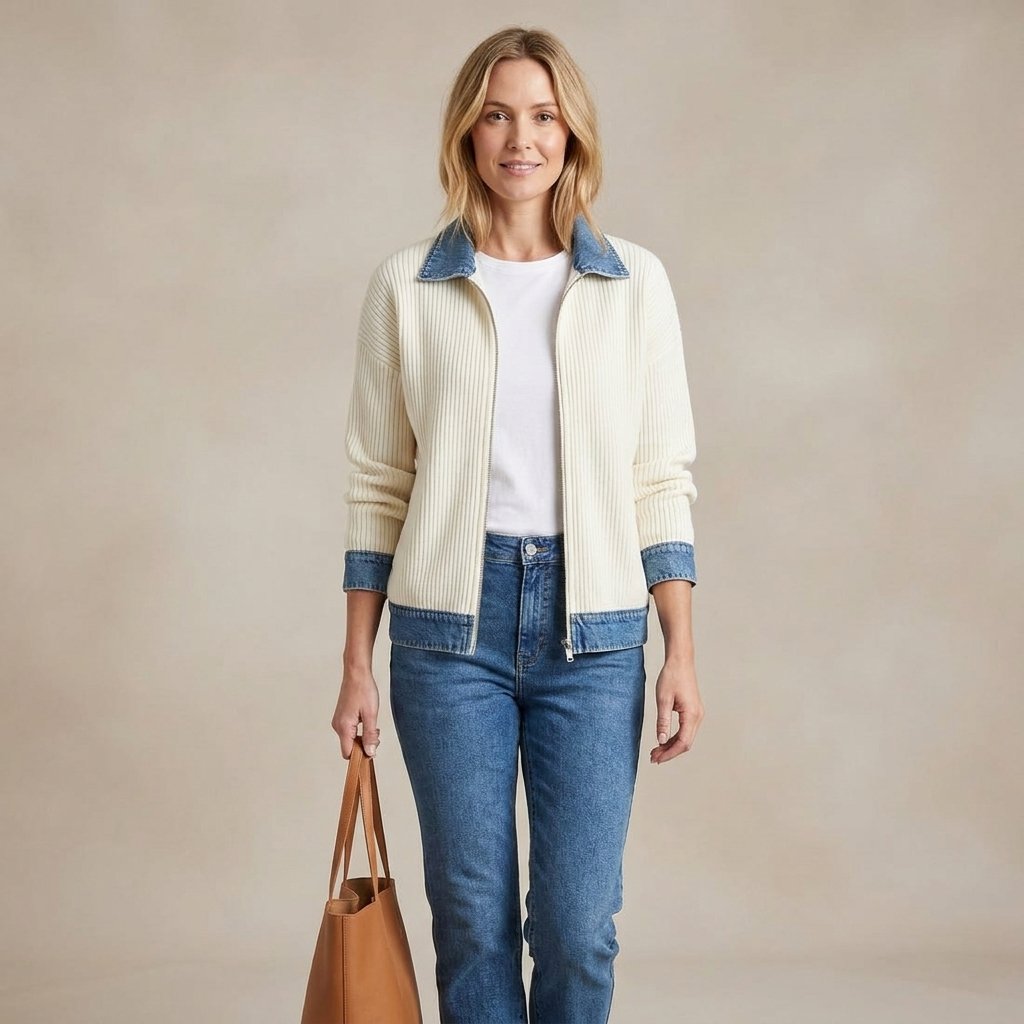 Louisa Denim Trim Jacket