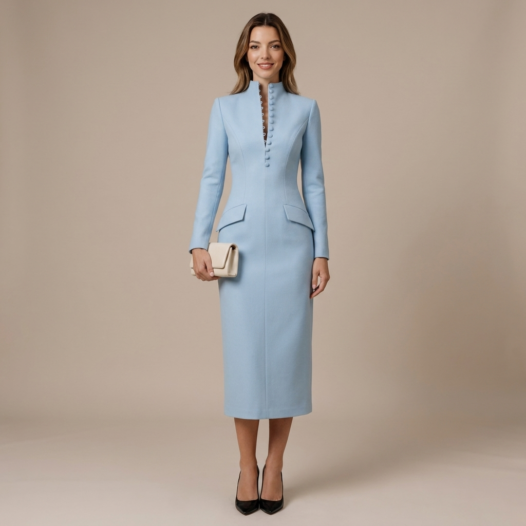 Margot Button Placket Dress