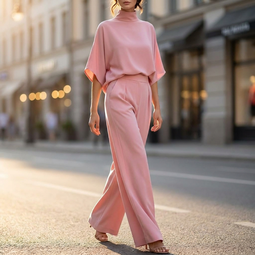 Marisette Batwing Sleeve Set
