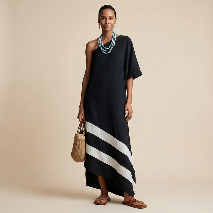Dahlia One Shoulder Maxi Dress