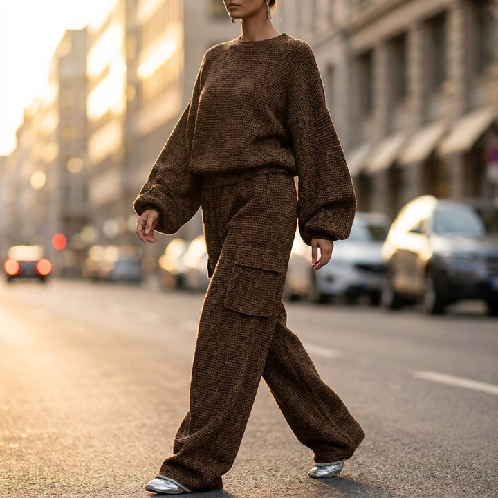 Verena Cargo Knit Set