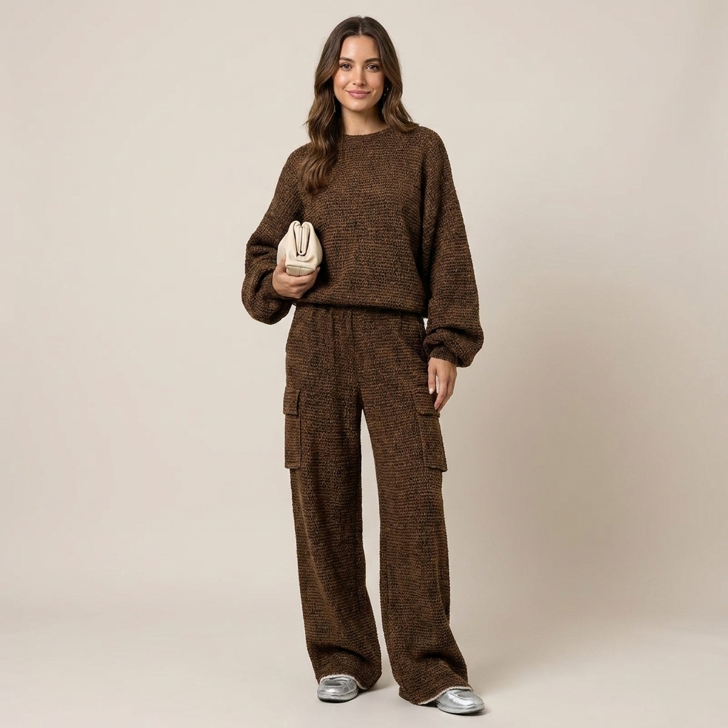 Verena Cargo Knit Set