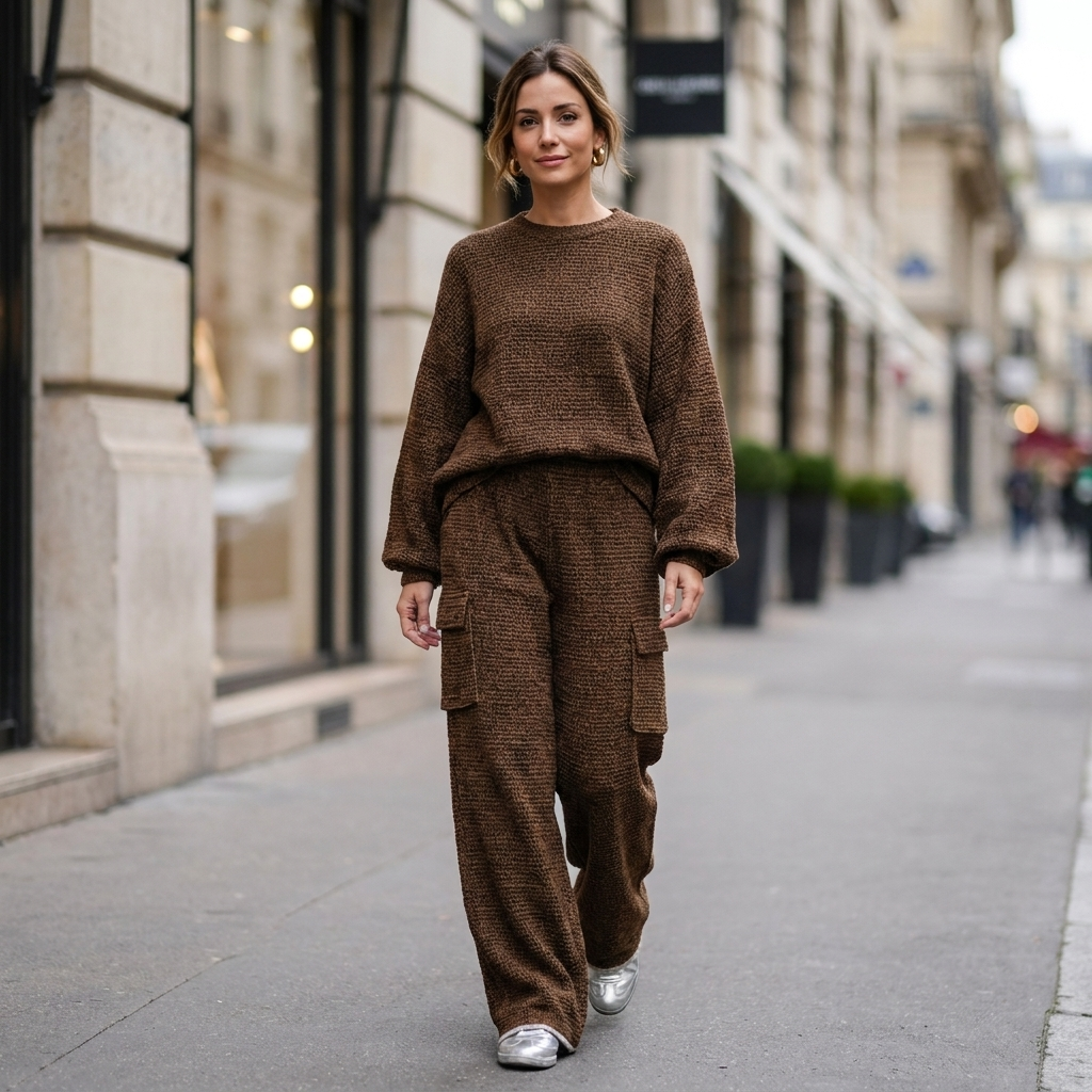 Verena Cargo Knit Set