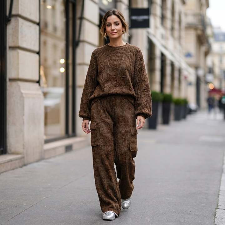 Verena Cargo Knit Set