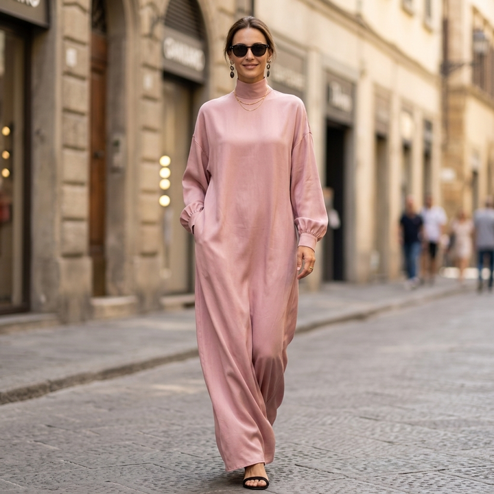 Elowyn Turtleneck Maxi Dress