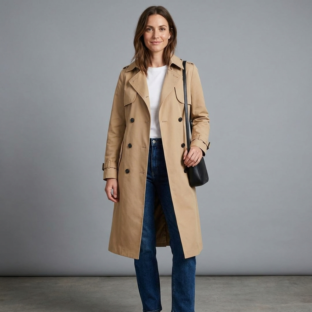 Verity Double Breasted Trench