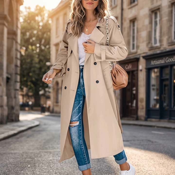 Margaux Double Breasted Trench Coat