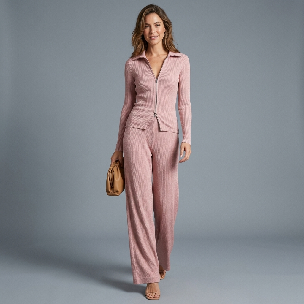 Odalys Zip Front Pant Set
