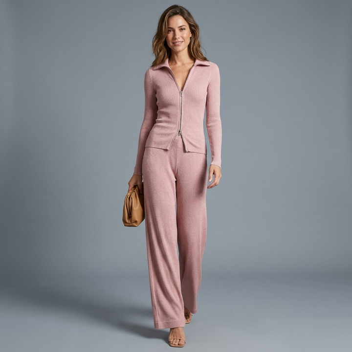 Odalys Zip Front Pant Set