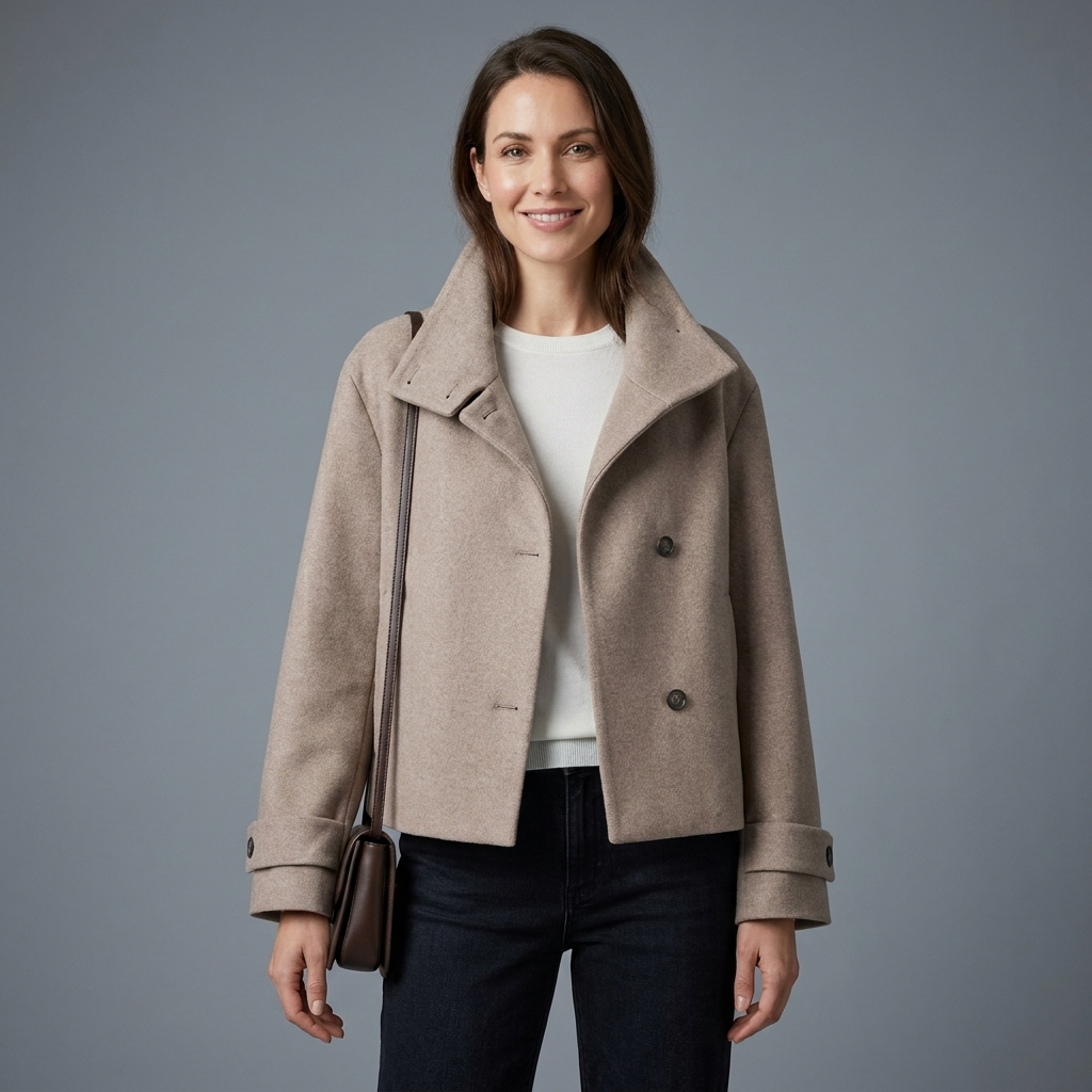 Isolde Funnel Collar Jacket