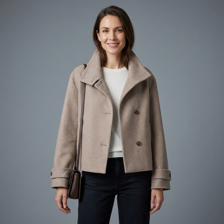 Isolde Funnel Collar Jacket