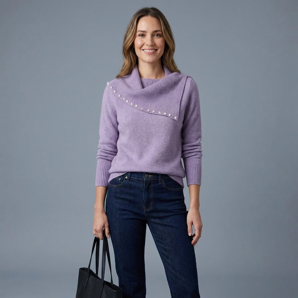 Astrid Scarf Collar Sweater
