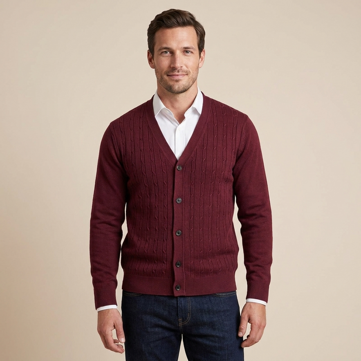 Desmond Cable Knit Cardigan