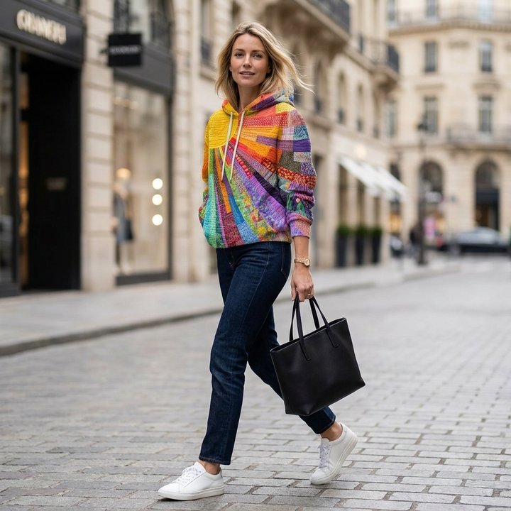 Aurelia Bohemian Print Hoodie