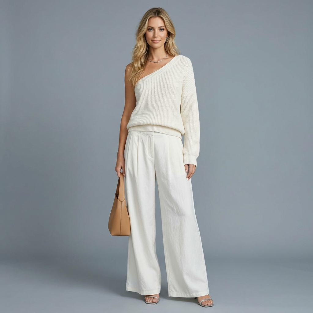 Marisol Off Shoulder Knit Set