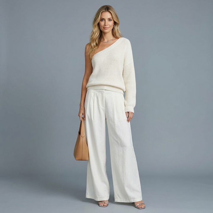 Marisol Off Shoulder Knit Set