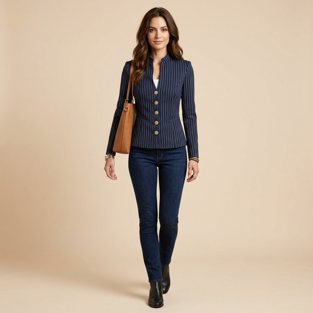 Winslow Stand Collar Blazer