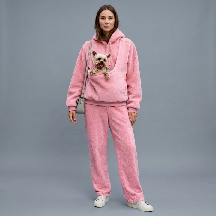 Halina Pet Pocket Hoodie Set
