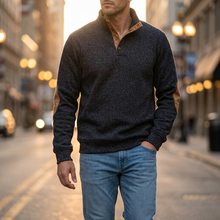 Dashiell Button Placket Pullover