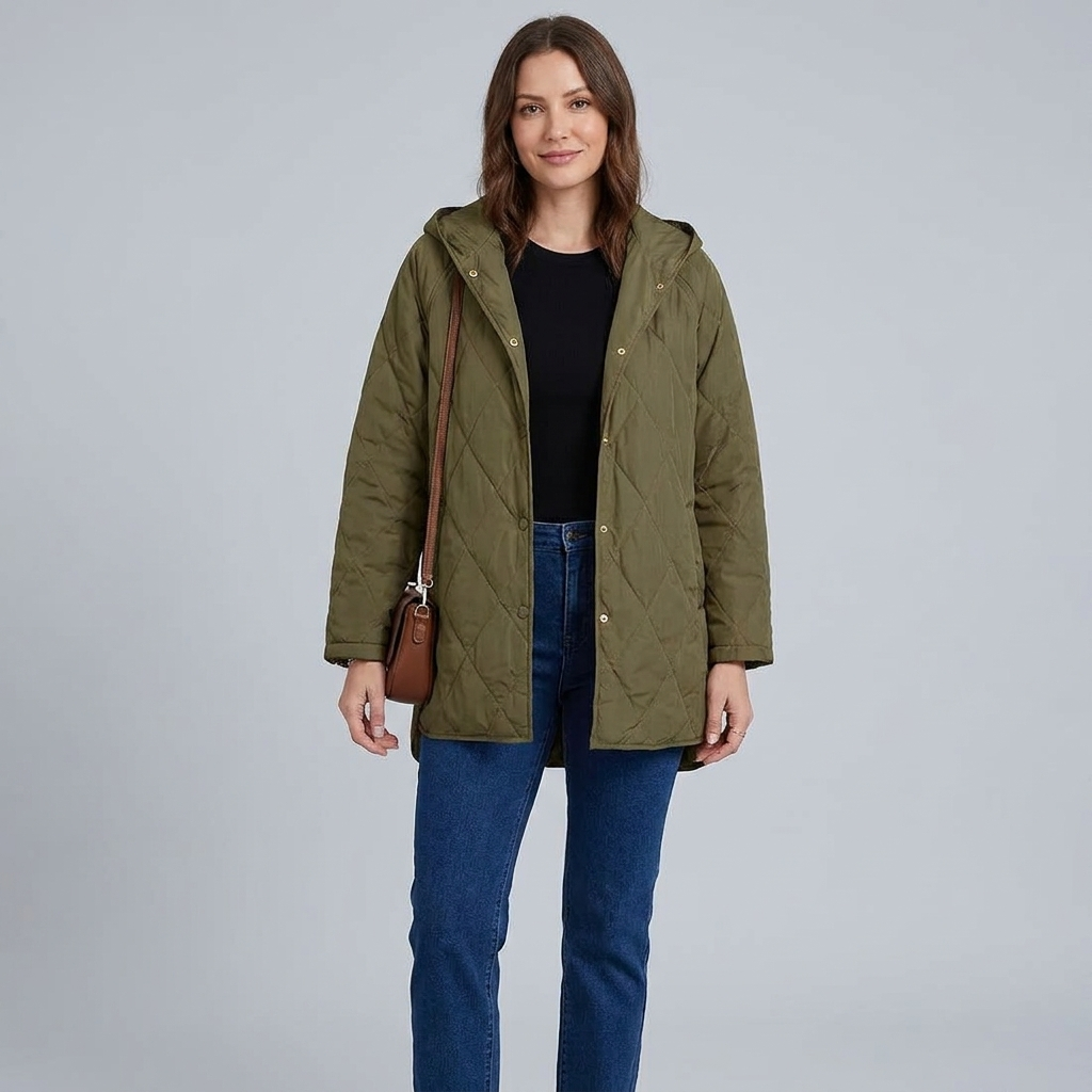 Elowen Quilted Hooded Jacket
