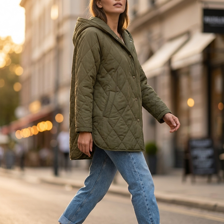Elowen Quilted Hooded Jacket