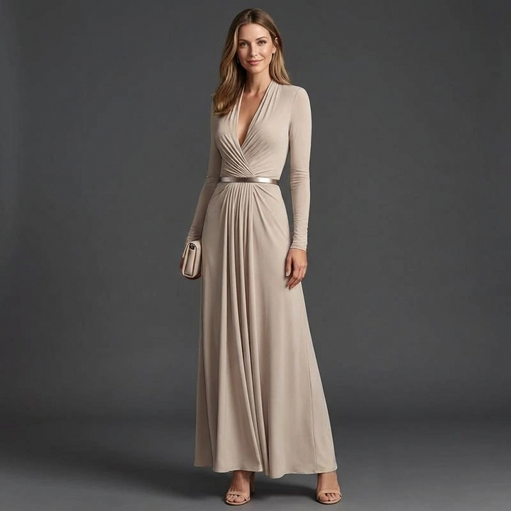 Solenne Empire Waist Maxi Dress